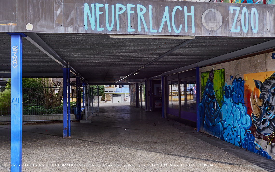 01.03.2017 - die Abrissbaustelle Quiddezentrum in Neuperlach